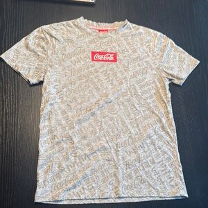 Coca-Cola Logo T-Shirt in Gray